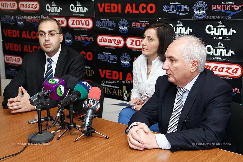 Пресс-конференция Арама Саркисяна и Владимира Варданяна