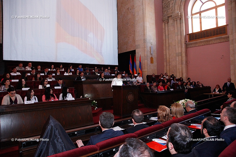 The grand opening of the Pan-Armenian Youth Conference 