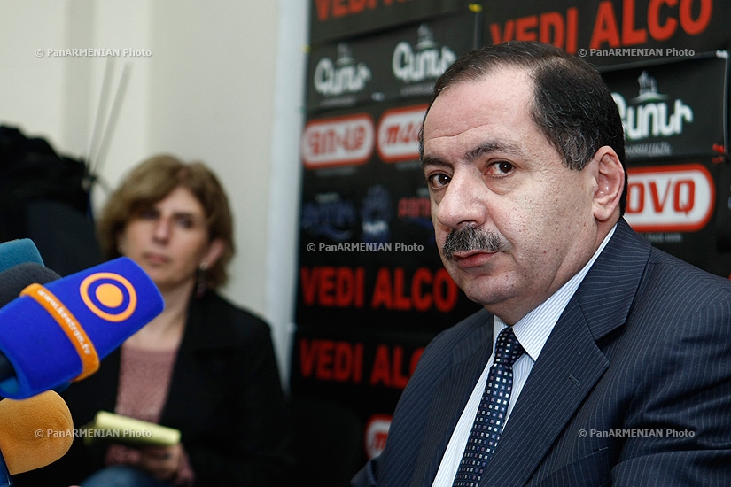 Press conference of Aghvan Vardanyan
