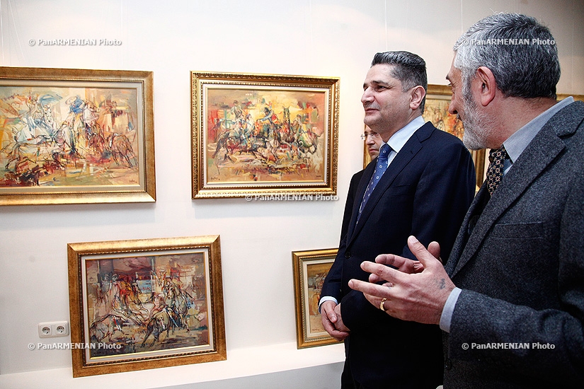 «Վալմար» արվեստի սրահում բացվեց նկարիչ Վալմարի «Իսպանական տպավորությունները» խորագրով ցուցահանդեսը` նվիրված նկարչի 65-ամյակին