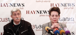 Пресс-конференция Анаитa Бахшян и Вачагана Акопяна