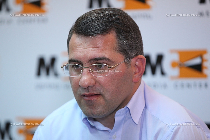 Press conference of Armen Martirosyan 