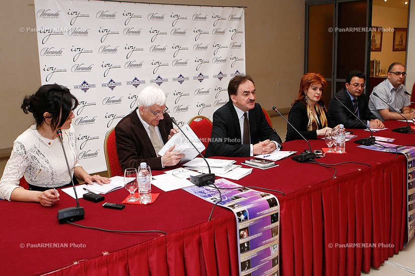Press conference on Armmono international theater festival