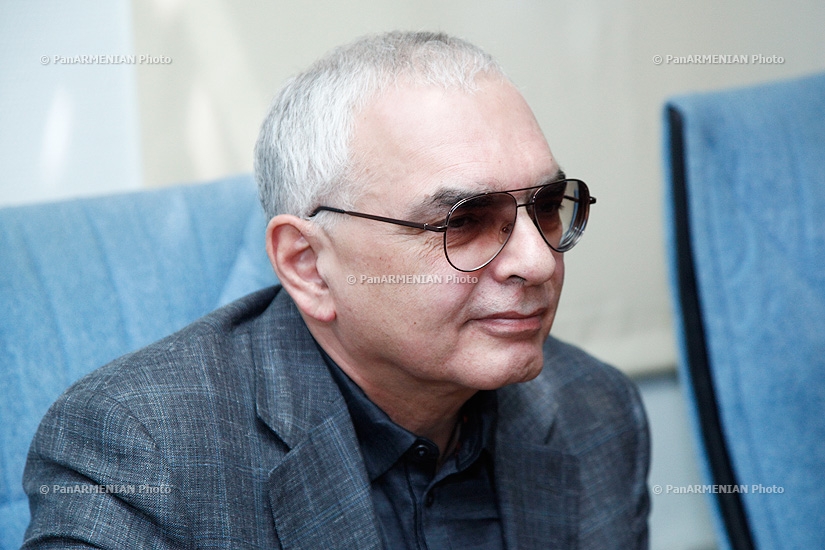 Press conference of Karen Shakhnazarov, David Muradyan and Gevorg Gevorgyants, guests of  “Hayak” National Film Awards 2013 