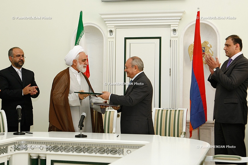 Генеральные прокуроры Республики Армении и Исламской Республики Ирана подписали меморандум о сотрудничестве