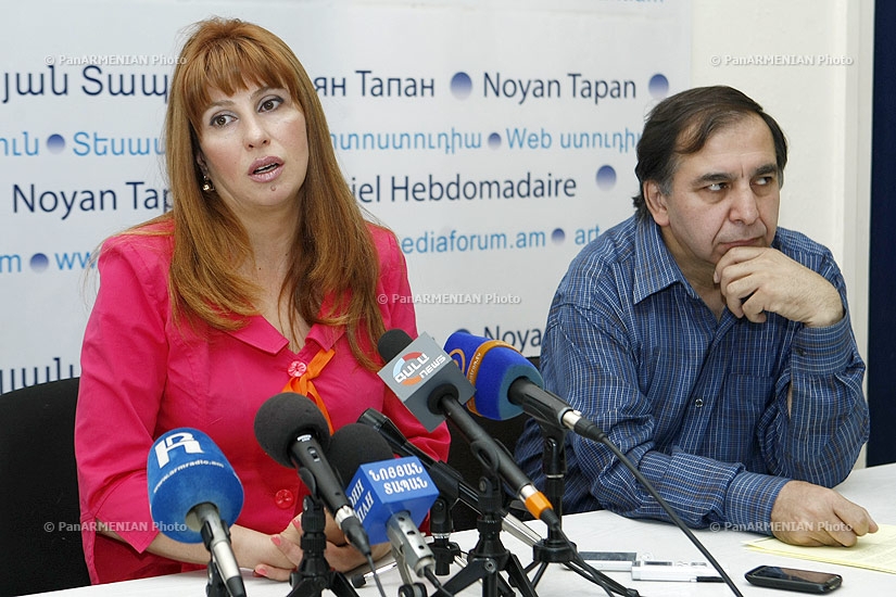 Press conference of Zaruhi Postanjyan