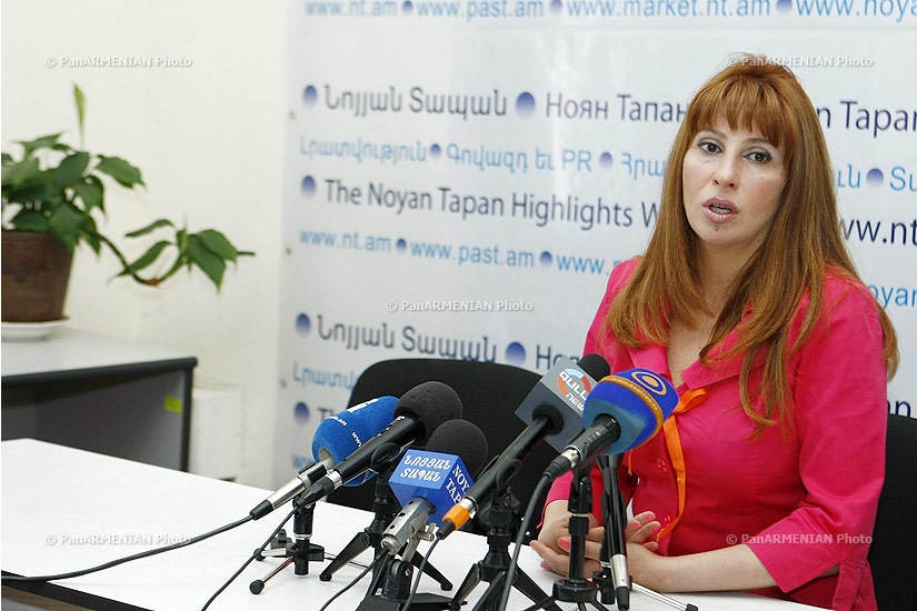 Press conference of Zaruhi Postanjyan