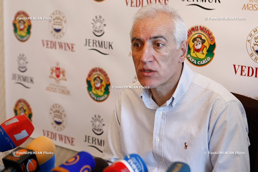 Press conference of Vahagn Khachatryan, first number on the ANC's list for Yerevan City Council elections 
