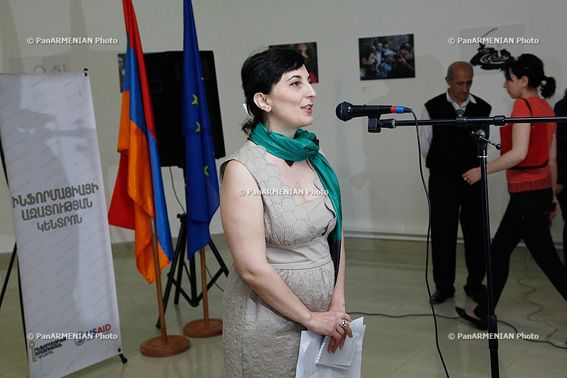 The opening ceremony of third photo exhibition titled Press freedom, right to information