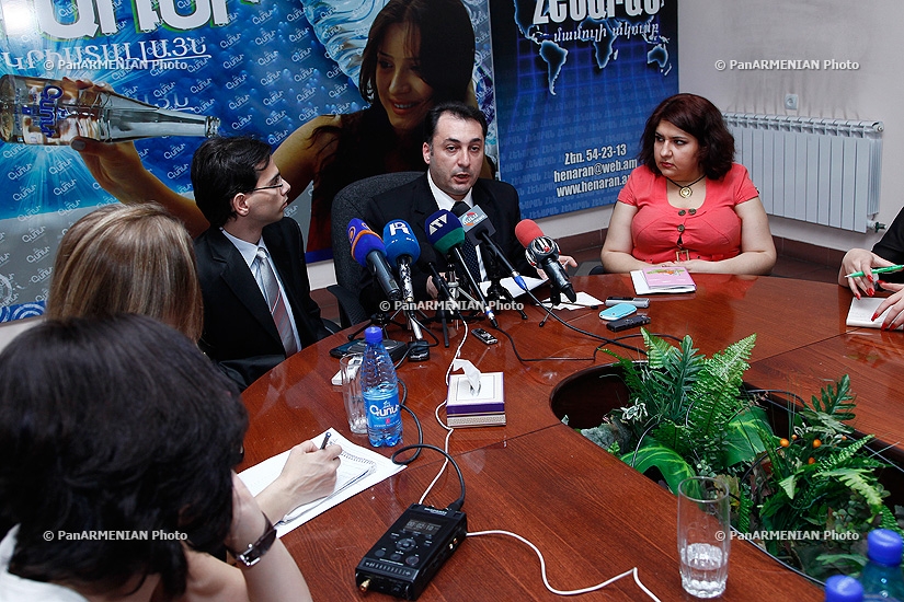 Press copnference of Atom Mkhitaryan and Vahram Vardanyan