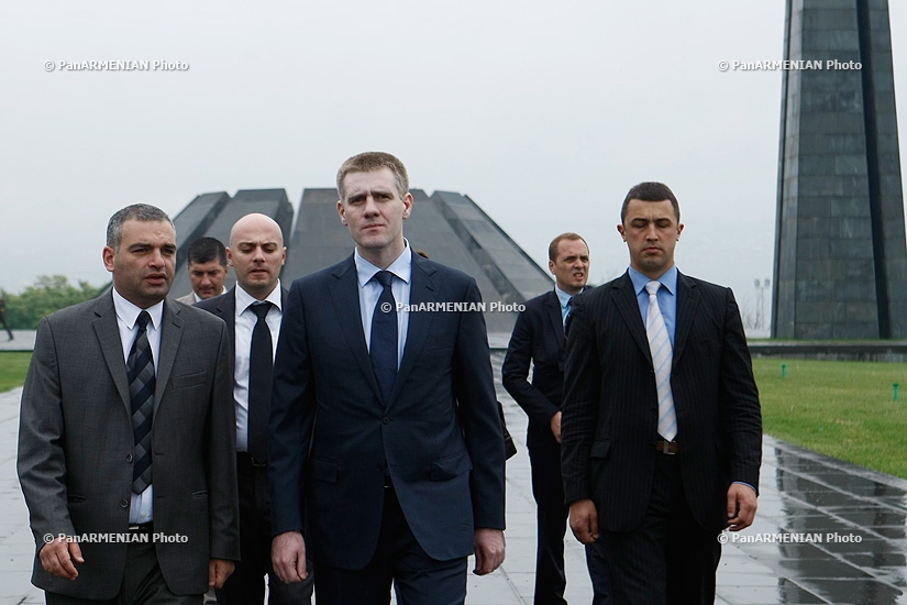 Deputy Prime Minister and Minister of Foreign Affairs and European Integration of Montenegro Igor Lukšić visits Tsitsernakaberd