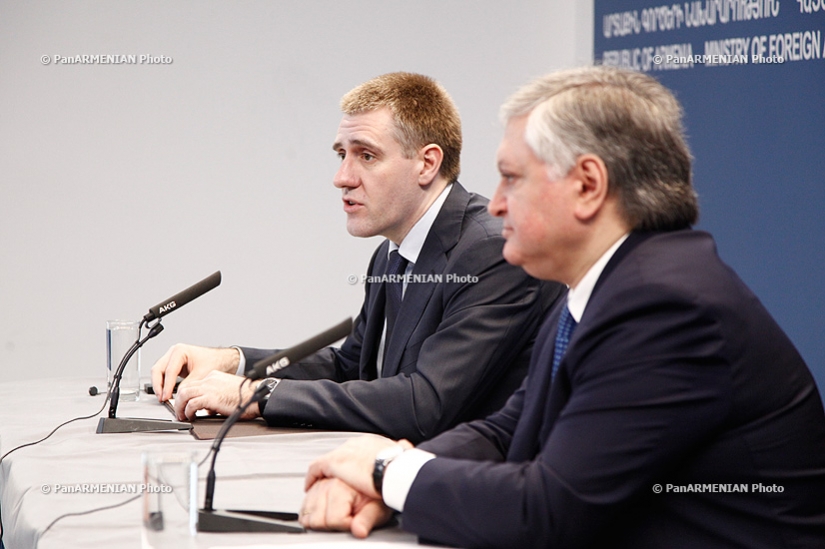 Joint press conference of RA Minister of Foreign Affairs Edward Nalbandyan and Deputy Prime Minister and Minister of Foreign Affairs and European Integration of Montenegro Igor Lukšić 