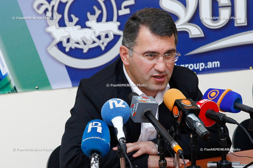 Press conference of Armen Martirosyan