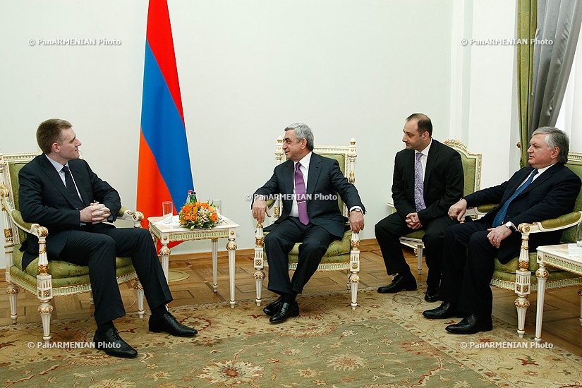 Президент Армении Серж Сракисян принял Игоря Лукшича, вице-премьера, министра иностранных дел и европейской интеграции Черногории
