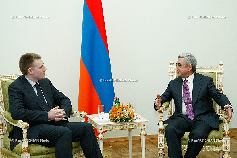RA President Serzh Sargsyan received Igor Lukšić, Deputy Prime Minister and Minister of Foreign Affairs and European Integration of Montenegro