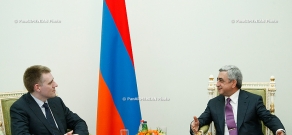 RA President Serzh Sargsyan received Igor Lukšić, Deputy Prime Minister and Minister of Foreign Affairs and European Integration of Montenegro