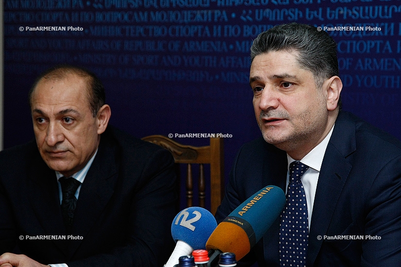 RA Prime Minister Tigran Sargsyan introduced the new Minister of Sport and Youth Affairs of Armenai Yuri Vardanyan