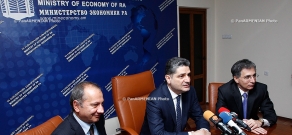  RA Prime Minister Tigran Sargsyan introduced the new Minister of Economy of Armenia Vahram Avanesyan