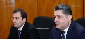 RA Prime Minister Tigran Sargsyan introduced the new Minister of Finance of Armenia Davit Sargsyan