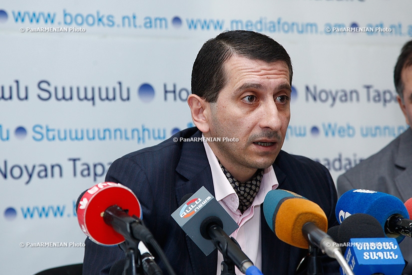 Press conference of Alexander Sirunian, defense lawyer of Vardan Sedrakyan