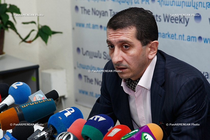 Press conference of Alexander Sirunian, defense lawyer of Vardan Sedrakyan