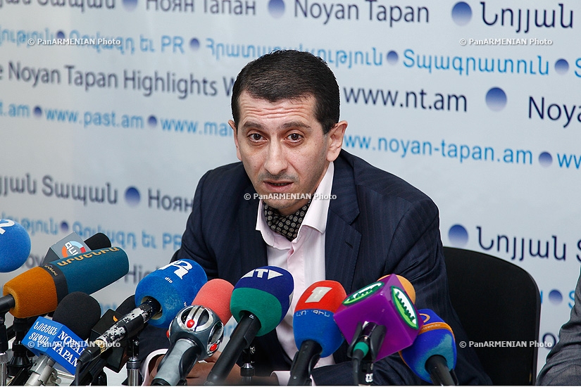 Press conference of Alexander Sirunian, defense lawyer of Vardan Sedrakyan