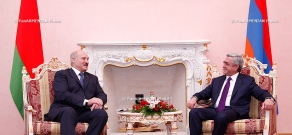 Президент Армении Серж Саргсян принял президента Республики Беларусь Александра Лукашенко
