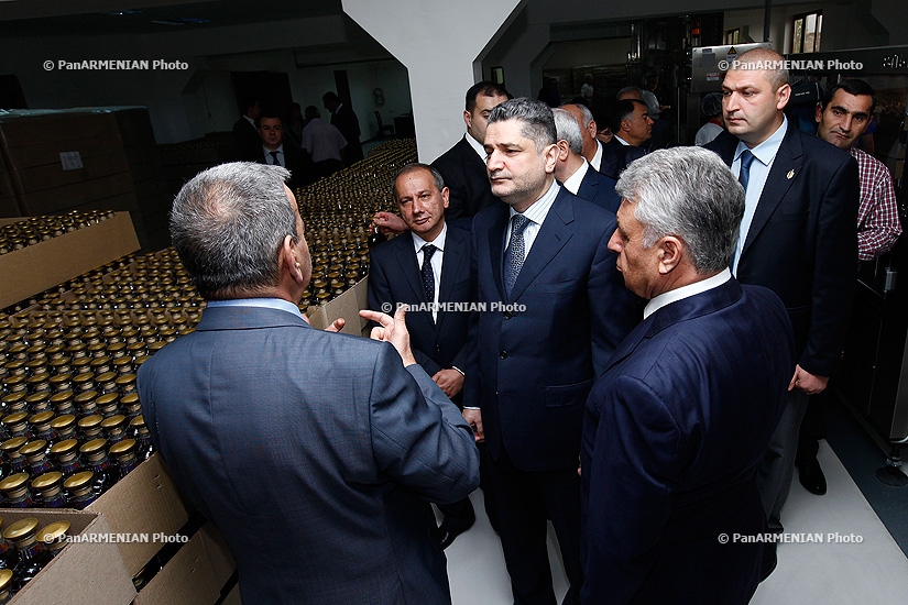 Премьер-министр Армении Тигран Саргсян посетил «Винно-коньячный Дом «Шахназарян»