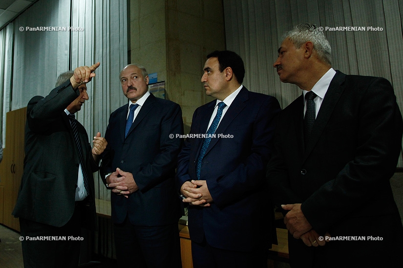 Президент Республики Беларусь Александр Лукашенко посетил  Армянскую АЭС