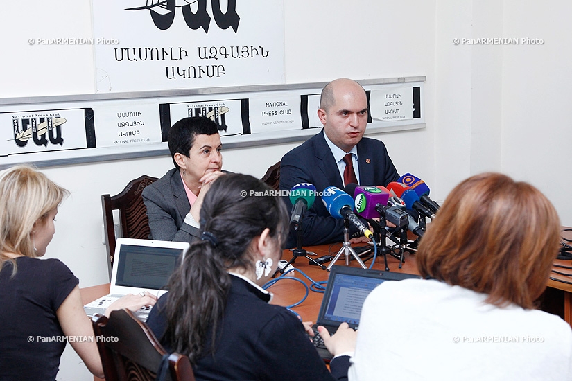 Press conference of Armen Ashotyan