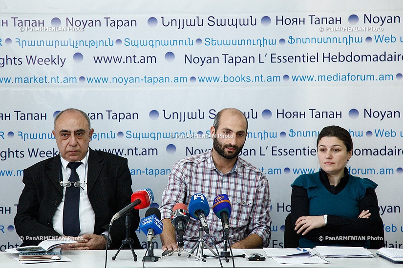 Press conference of several environmental organizations on Preservation of natural monuments of Armenia and the surrounding areas