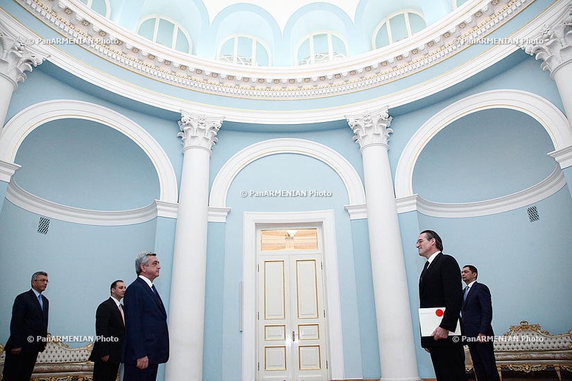 Президент Армении Серж Саргсян принял нового посла Новой Зеландии в Армении Гамиша Купера