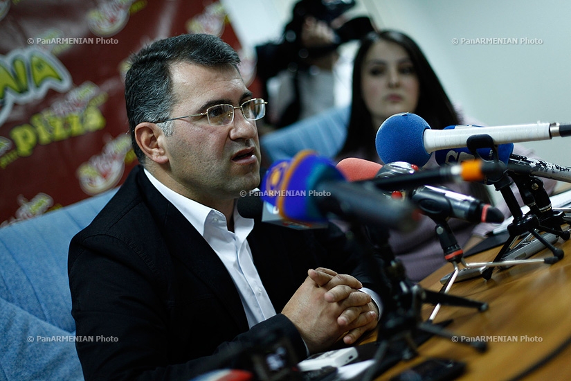 Press conferenc eof Armen Martirosyan