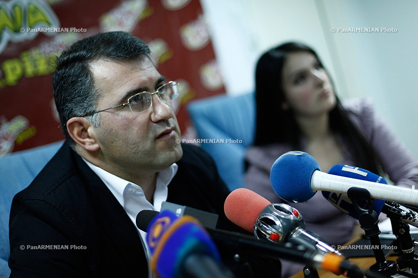 Press conferenc eof Armen Martirosyan