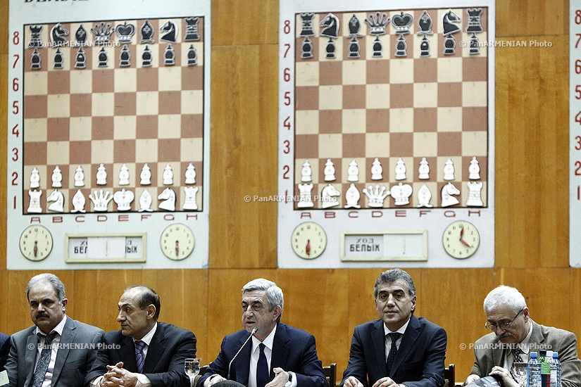 В Шахматной федерации Армении состоялась отчетная конференция