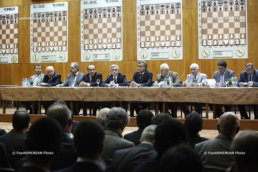 В Шахматной федерации Армении состоялась отчетная конференция
