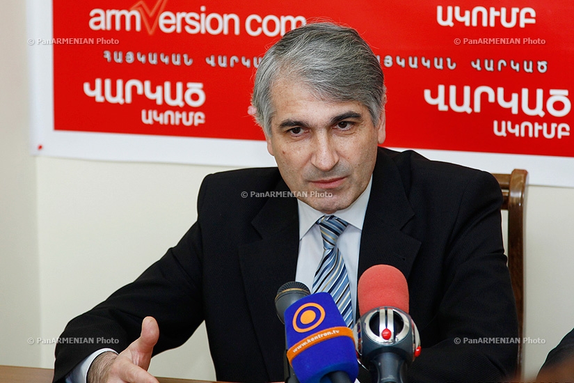  Press conference of Gagik Makaryan, chairman of Republican Union of Employers of Armenia