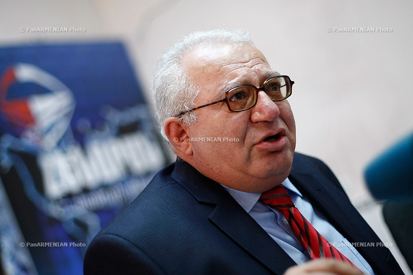 Пресс-конференция председателя Аграрно-крестьянского союза Армении Грача Берберяна