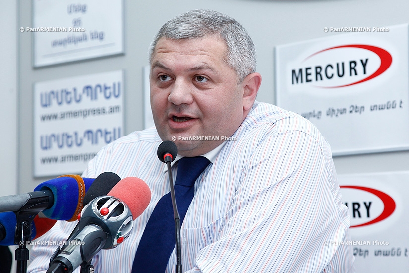 Press conference of Mamikon Aslanyan, President of the Notary Chamber of RA