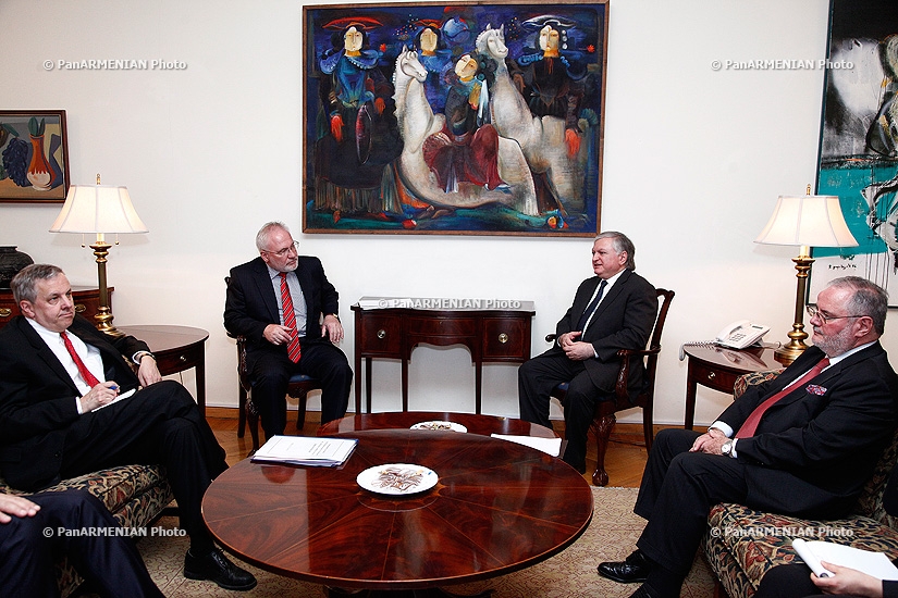 Министр иностранных дел РА Эдвард Налбандян принял Сопредседателей Минской группы ОБСЕ