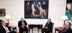 RA Minister of Foreign Affairs Edward Nalbandyan receives  OSCE Minsk Group Co-Chairs