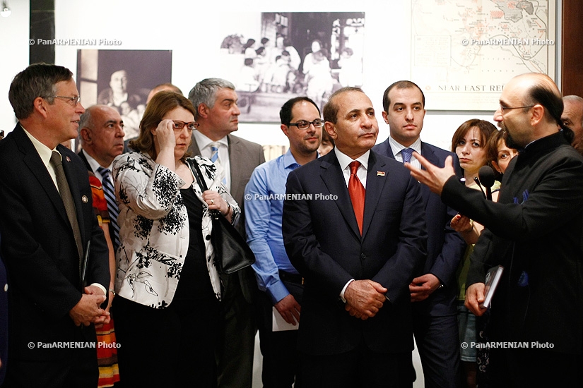 U.S. ambassador John Heffern opens “Along the Trails of the Armenian Orphans” photo exhibition in National Gallery 