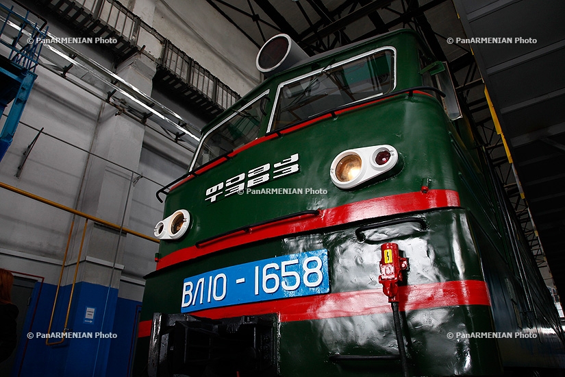 Opening of renovated locomotive wagon depots in Gyumri