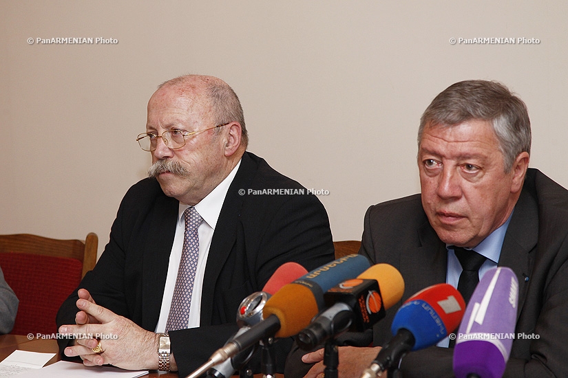 Press conference of France-Artsakh friendship group's memebrs