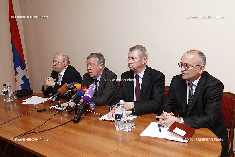 Press conference of France-Artsakh friendship group's memebrs