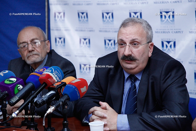 Press conference of Mikhail Martirosyan and Armen Poghosyan