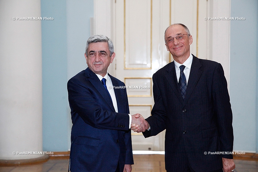Newly appointed Ambassador of Croatia to Armenia Ivan Velimir Starčević presented his credentials to RA President Serzh Sargsyan