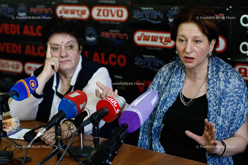 Press conference of architect Sevada Petrosyan, environmentalist Karen Danielyan and Karine Hakobyan