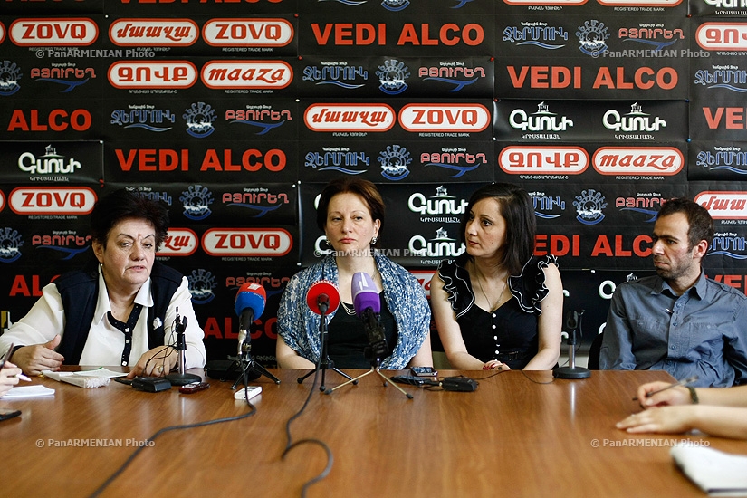 Press conference of architect Sevada Petrosyan, environmentalist Karen Danielyan and Karine Hakobyan