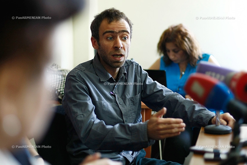 Press conference of architect Sevada Petrosyan, environmentalist Karen Danielyan and Karine Hakobyan